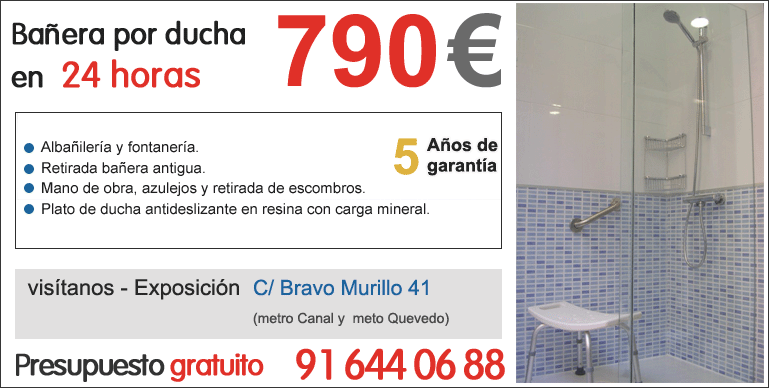 Cambiar ba&ntilde;era por plato de ducha